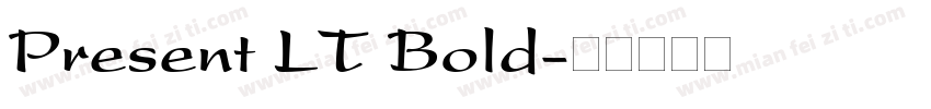 Present LT Bold字体转换